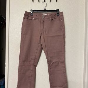 LC Lauren Conrad Mauve Skinny Leg Jeans